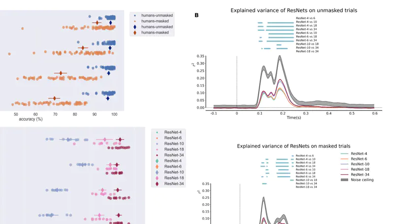 A critical test of deep convolutional neural networks' ability to capture recurrent processing in the brain using visual masking